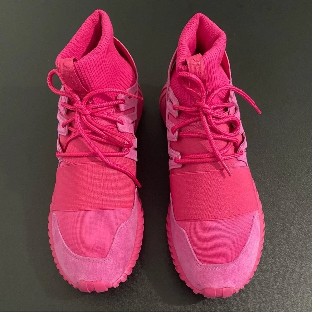 Adidas Tubular Doom EQT Pink Sneakers S74795 Men Size 10 Trainers Like New